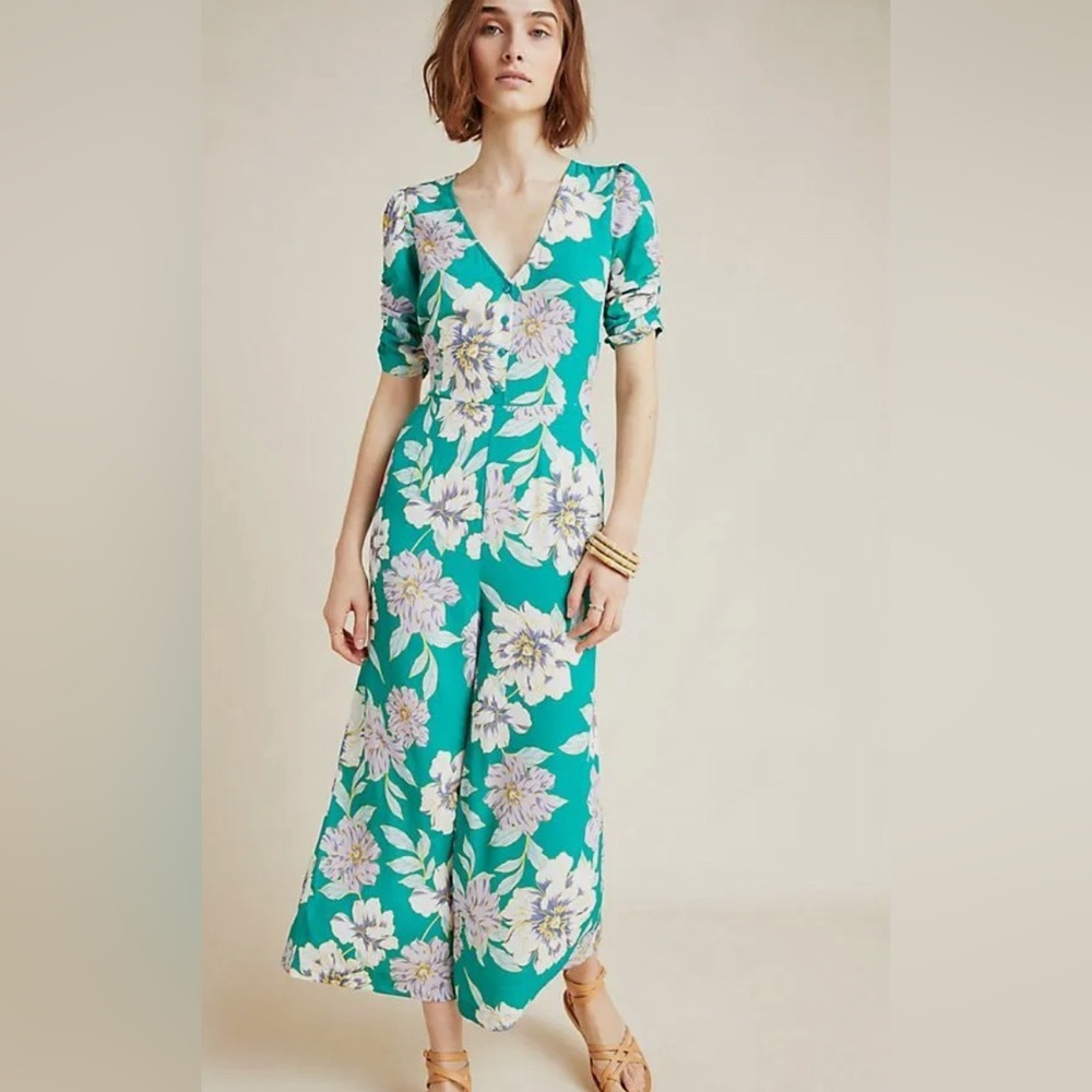 Yumi Kim "Belmont" floral jumpsuit for Anthropologie--never worn!